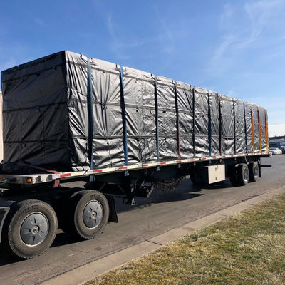 quality 20'X27' پارچه پارچه پارچه PVC Ultra Light 14 اونس وینیل flatbed بار factory